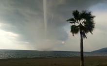 Antalya'da korku dolu anlar! Karavanıyla birlikte havalandı