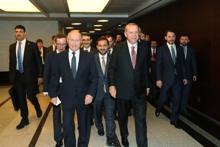 Erdoğan ''TürkAkım Projesi Deniz Bölümü'nün tamamlanması'' töreninde konuştu