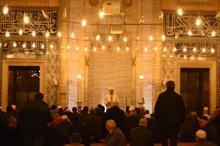 Selimiye Camii, kandilde doldu