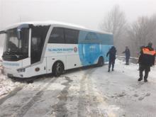 Yolcuların imdadına AFAD yetişti