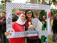 Alanya'da Noel pazarı kuruldu