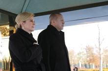 Hırvatistan Cumhurbaşkanı Kitaroviç, resmi törenle karşılandı