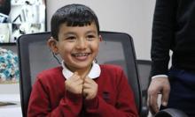 7 yaşındaki Türkmen çocuk ilk kez Türkiye'de duydu