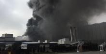 İstanbul'da fabrika yangını