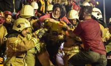 İstanbul'da facia! 8 katlı bina çöktü