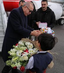 Cumhurbaşkanı Erdoğan, ilk miting için Sivas'ta