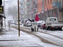 Trakya'da kar ve fırtına etkili oluyor