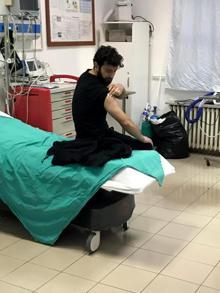 Saha içinde kesici alet şoku! Futbolcular hakkında suç duyurusu