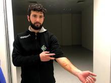 Saha içinde kesici alet şoku! Futbolcular hakkında suç duyurusu