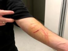 Saha içinde kesici alet şoku! Futbolcular hakkında suç duyurusu