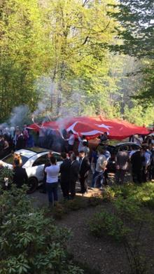 Türk düğün konvoyu, Almanya'da gündem oldu