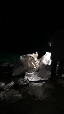 Van'da kaçak avlanan 1.9 ton inci kefali ele geçirildi