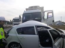 Kırmızı ışık faciası! Önüne aldı metrelerce sürükledi