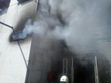 Mersin'de strafor fabrikasında yangın