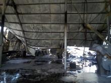 Mersin'de strafor fabrikasında yangın