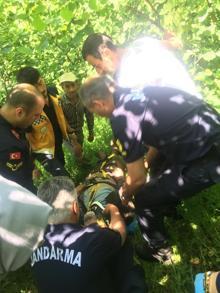 10 gün boyunca dere suyu içerek hayatta kalmış