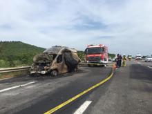 Çerkezköy'de yanan ambulanstaki bebek öldü