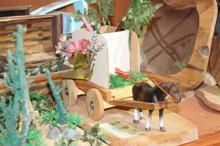 Torununa oyuncak yapmak için başladı, ahşap ustası oldu