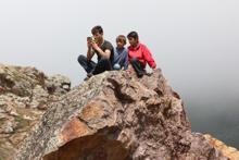 Gümüşhane'de yaylada defile