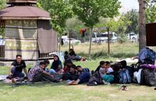 Van otogarı mülteci kampı gibi