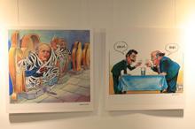 Süleyman Demirel karikatürleri sergisi ziyarete açıldı