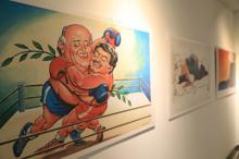 Süleyman Demirel karikatürleri sergisi ziyarete açıldı