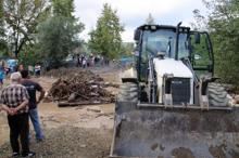 Kaynaşlı'da dereler taştı