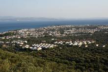 Kaz Dağı eteklerindeki Edremit Körfezi betonlaşıyor