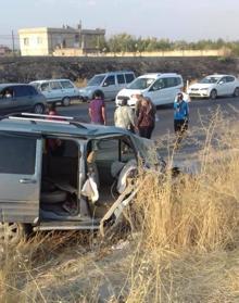 Kafa kafaya feci kaza: 1 ölü 7 yaralı
