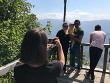 Loç Vadisi Seyir Terası'na ziyaretçi akını