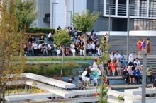 Kavacık'ta özel üniversite binasında yangın