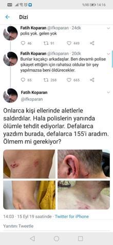 Gezgin Fatih Koparan'a dükkanının önünde sopalı saldırı