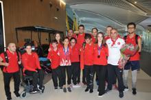 Paralimpik Yüzme Milli Takımı yurda döndü