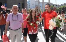 Dünya ikincisi Sümeyye, Eskişehir'de coşkuyla karşılandı