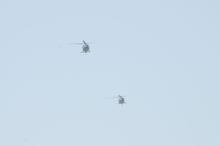 Akçakale’de zırhlı araç ve helikopter hareketliliği