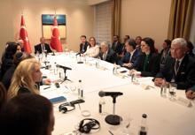 Cumhurbaşkanı Erdoğan ABD’de Yahudi kuruluş temsilcileriyle bir araya geldi