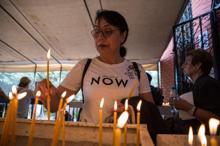 Aya Yorgi'ye dileklerinin kabul olması için tırmandılar