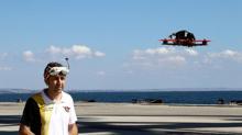 Tekirdağ'da 'drone' şov