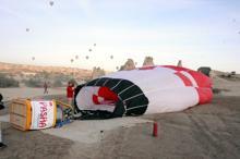 Türkiye'nin ilk yerli sıcak hava balonu, Kapadokya semalarında