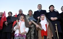 Binlerce Erzurumlu, Aziziye Tabyaları'na yürüdü