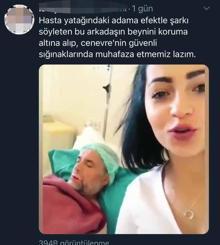 Ameliyat olan babası ile video çekti, başına gelmeyen kalmadı