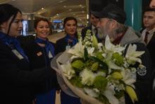 Emmy Ödüllü Haluk Bilginer İstanbul'a geldi