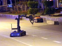 Yerli ve milli bomba imha robotu 'Ertuğrul' görev başında