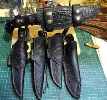 Sivaslı ustadan özel kuvvetlere deri kılıf