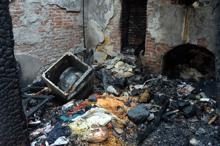 Evi yanan kadın gözyaşları içinde yardım istedi