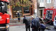 Beyoğlu'nda simit fırınında yangın