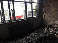 Korku dolu anlar! Alev alev yandı