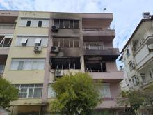 Korku dolu anlar! Alev alev yandı