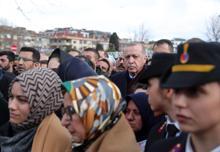Cumhurbaşkanı Erdoğan Şehit Baysal'ın cenaze törenine katıldı