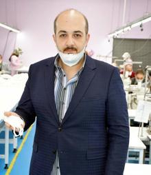 Tekstil firması, yıkanabilir maske üretmeye başladı